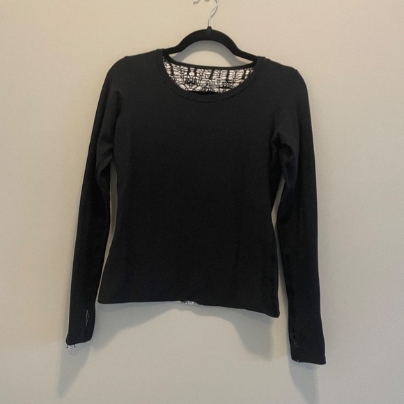 Women's Lululemon Cabin Long sleeve Reversible Tee sz 6 - Picture 10 of 15